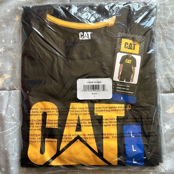 Caterpillar Shirts Caterpillar Men Short Sleeve Logo Tee 2pack L